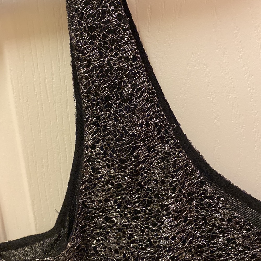 NWT Express black & silver layered tank - Picture 4 of 5